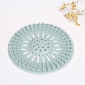 1pc Bathroom Hair Catcher, Debris Filter, Hair Filter, Easy To Install And Clean, For Bathroom Bathtub And Kitchen, Bathroom Accessories (Color: Blue)